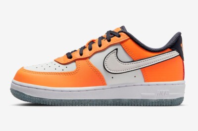 Nike Air Force 1 Finding Nemo Vivid Orange Low SE Kid PS Size 10C