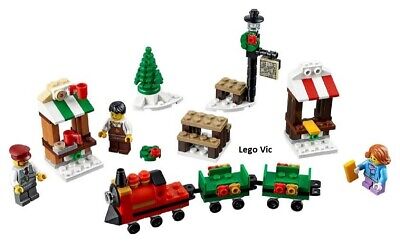 Lego 40262 Christmas Train Ride Noël complet + notice de 2017 CN07