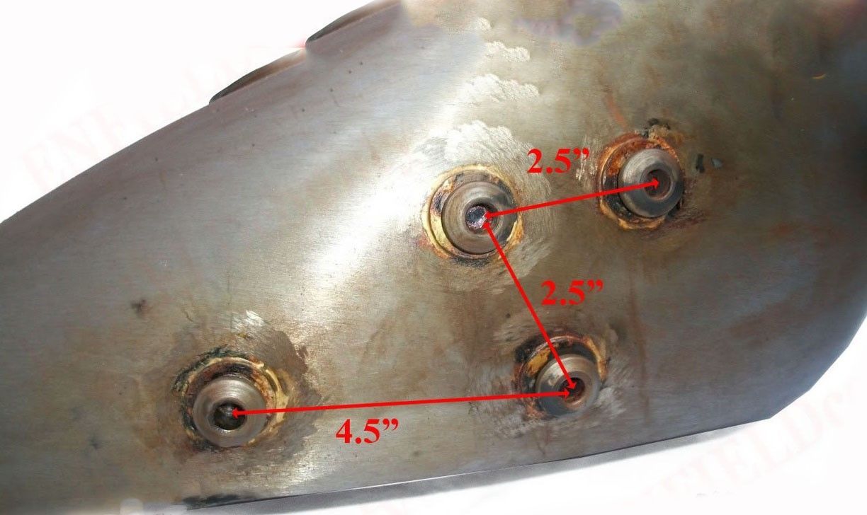 1936 BSA Blue Star Empire Star Q8 Steel Chrome Plated Petrol Fuel Tank 