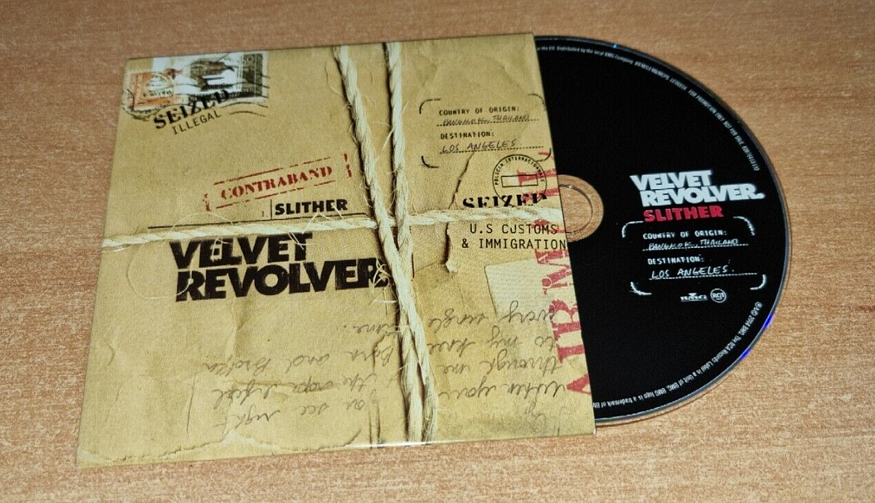 VELVET REVOLVER Slither RARE EU PROMO CD SINGLE SLASH GUNS N