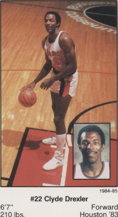 1984-85 Portland Trail Blazers Police - Clyde Drexler #7
