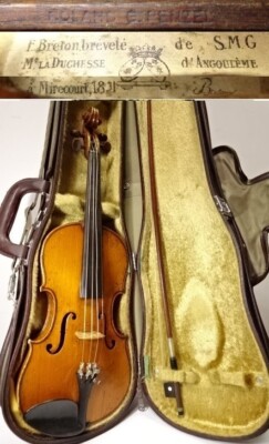 Violin Breton Brevete de S.M.G Me La Duchesse d'Angouleme