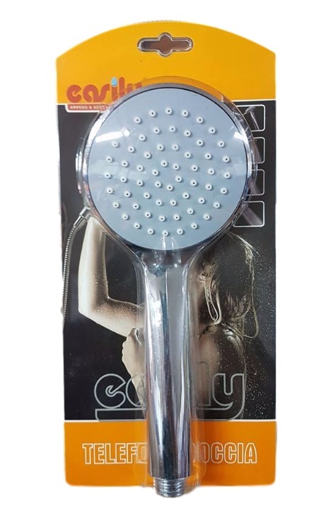 Bagno Doccetta Doccino Soffione Doccia Cornetta Rotondo Moderno 52244A dfh