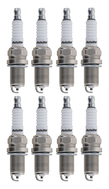 SET OF 8 AUTOLITE DOUBLE PLATINUM SPARK PLUGS FOR ...