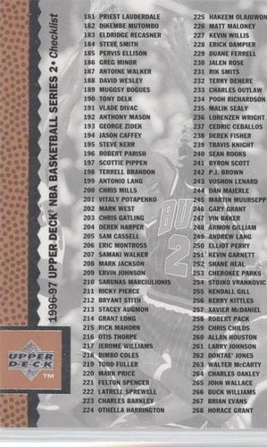 1996-97 Upper Deck Jumbo Box Set Michael Jordan A60 Chicago Bulls