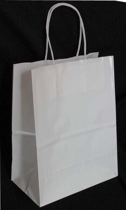 Download 250 PCS High Glossy White Cub Kraft Paper Retail Shopping ...