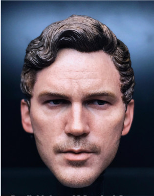 1:6 Star-Lord 2.0 Chris Pratt Head Sculpt Model Fit 12'' Male Action Figure Toy 