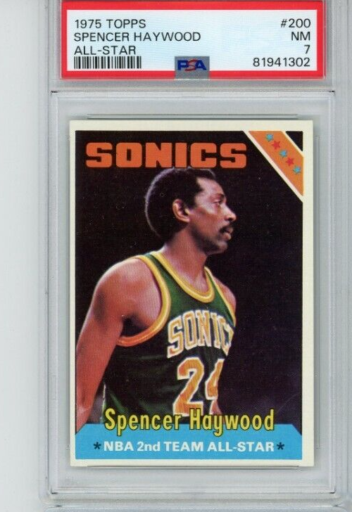 NBAカード 1975 スペンサーヘイウッド spencer haywood 73