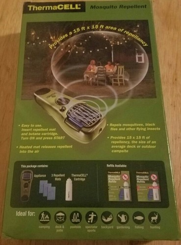 THERMACELL Mosquito Repellent Camping Backyard Hiking Outdoor Gardening