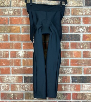 Pearl Izumi Black Fleece Lined Cropped Leggings Cycling Womens Medium