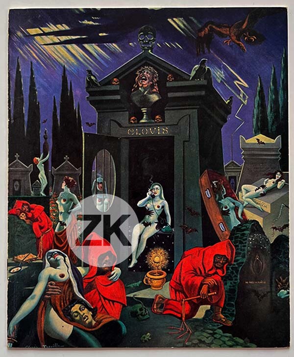 Clovis Trouille Peinture Erotisme SurrÃ©Alisme Galerie Expo Cordier Paris 1963