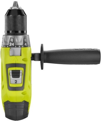 Ryobi 18-Volt Cordless 1/2 Hammer 24 Position Clutch LED 2-Speed Drill/Driver