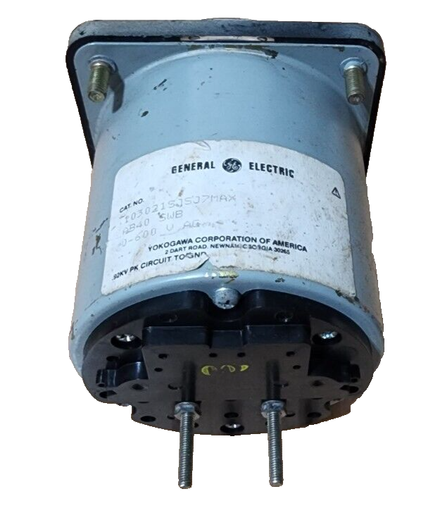 Yokogawa 103021SJSJ7MAX AB40 SWB 0-600 VOLT Analog Switchboard Meter