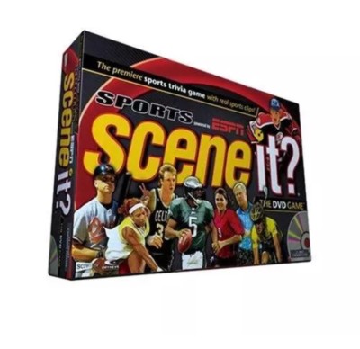 Scene It? ESPN Sports Edition The DVD Board Game Screen Life NEW Sports Trivia