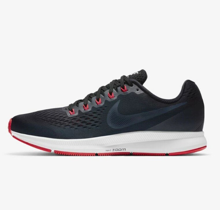 

880555-014 Мужские кроссовки для бега Nike Air Zoom Pegasus 34, черные, Зеленый, Air Zoom Pegasus 36