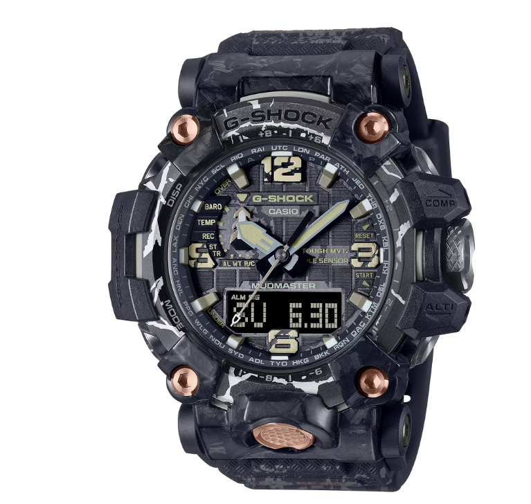 Pre-owned Casio G-shock Mudmaster Tough Solar Black Strap Men's Watch Gwg2000cr-1a