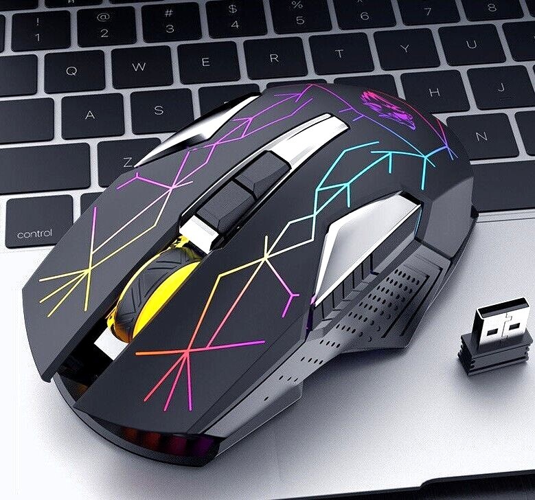 Rechargeable Rgb Optical Silence Mice For Pc Ps4
