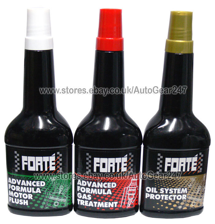 Forte Car Van Motor Engine Oil Flush,Formula Gas Treatment,Oil System