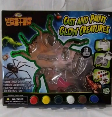 NIB Creative Kids Master Caster Cast And Paint Glow Creatures