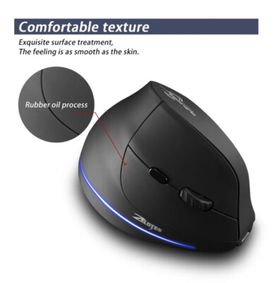Zelotes F-35B  Vertical Gaming Mouse Three-mode Ergonomic