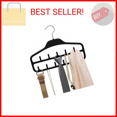 ELONG HOME Belt Hanger, Tie Rack for Closet, Sturdy Belt Organizer with 360 Degr