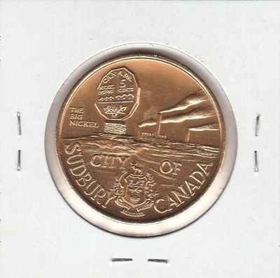 Nickel Belt Ontario Motor League 1975 Golden Jubilee Token