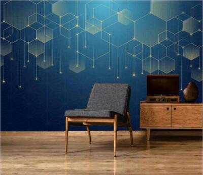 3D Texture Polygon K6098 Wallpaper Mural Self-adhesive Removable Sticker Kay