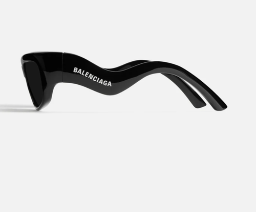 BALENCIAGA BALENCIAGA HAMPTONS BB0320S - 001 BLACK SUNGLASSES