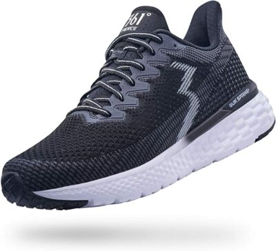 361 Degrees Men?s Fierce Running Shoe, Black/Ebony, 10,5 D(M) США