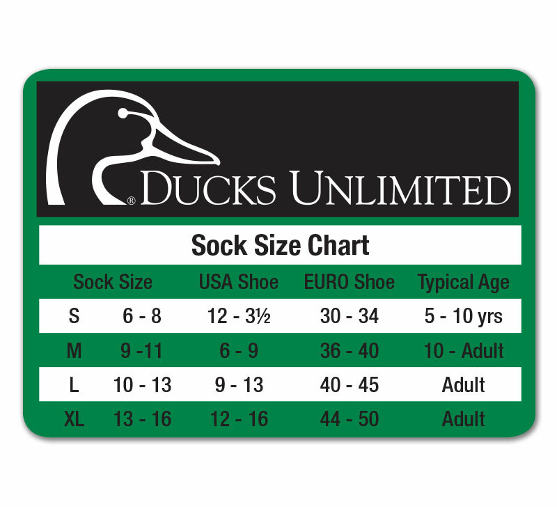 Ducks Unlimited All Season Merino Wool Over The Calf  Boot Socks 1 Pair Pack