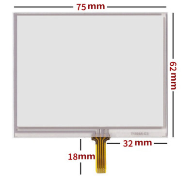 3.5''Inch Touch Screen 75mm*62mm Handheld Resistance Panel Digitizer LQ035Q1DG04