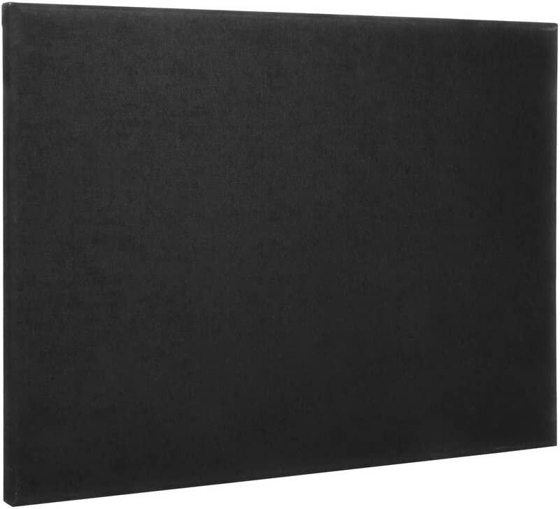 Tela Telaio Per Pittura Nera 25x25Cm Tela Legno Universale Artisti dfh