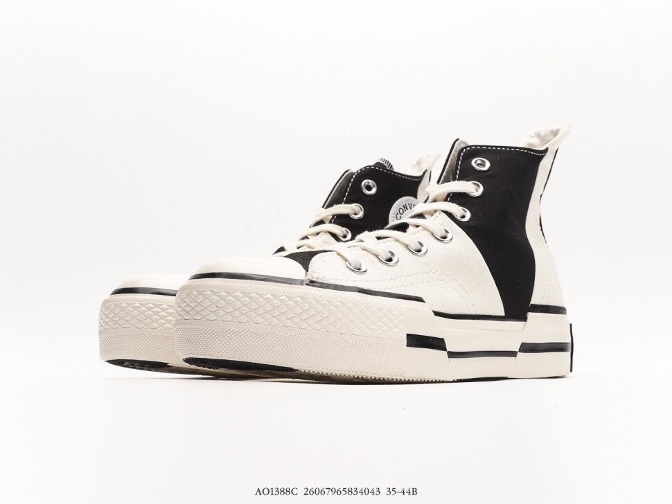 新品未使用　Converse Chuck 70 US8.5 27cm 生成り Converse Chuck 70 Plus Sneakers A01388C Black White MENS