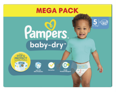 PAMPERS Baby-Dry Taille 5 - 82 Couches