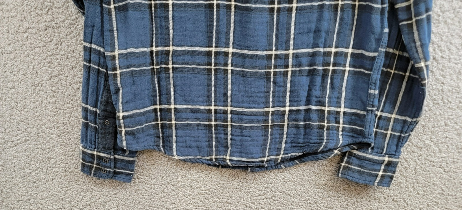 Buffalo David Bitton Sujay Plaid Long Sleeve Shirt Men's S Whale Patch Pocket - Picture 15 of 19