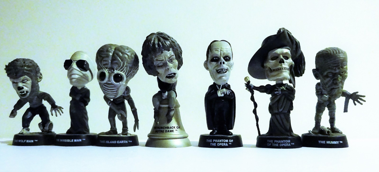 Universal monsters Little Big Heads Silver Screen Edition Lot of 13