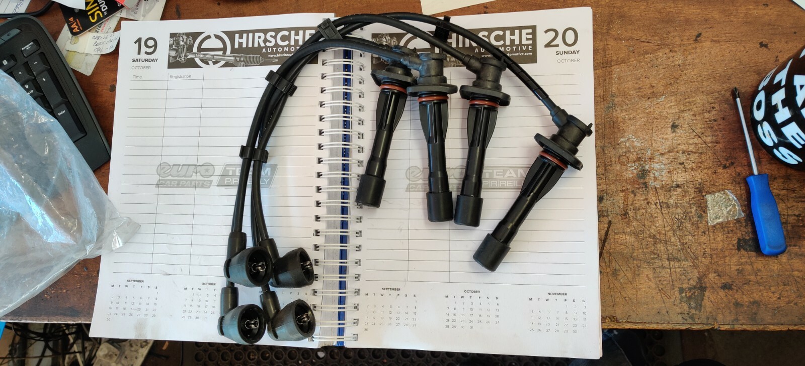 Genuine / New Mazda Ignition Leads FSD7-18-140C | eBay