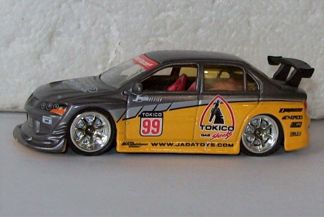 レア！！JadaTOYSミニカー8台セット JADA TOYS IMPORT RACER MITSUBISHI LANCER EVOLUTION VIII WAVE
