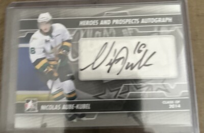 2014 Heroes And Prospects Autograph Nicolas Aube-Kubel Auto Rookie Card Flyers