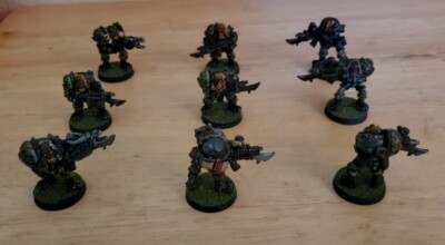 Warzone Mutant Chronicles Dark Legion Necromutants X 9 Painted