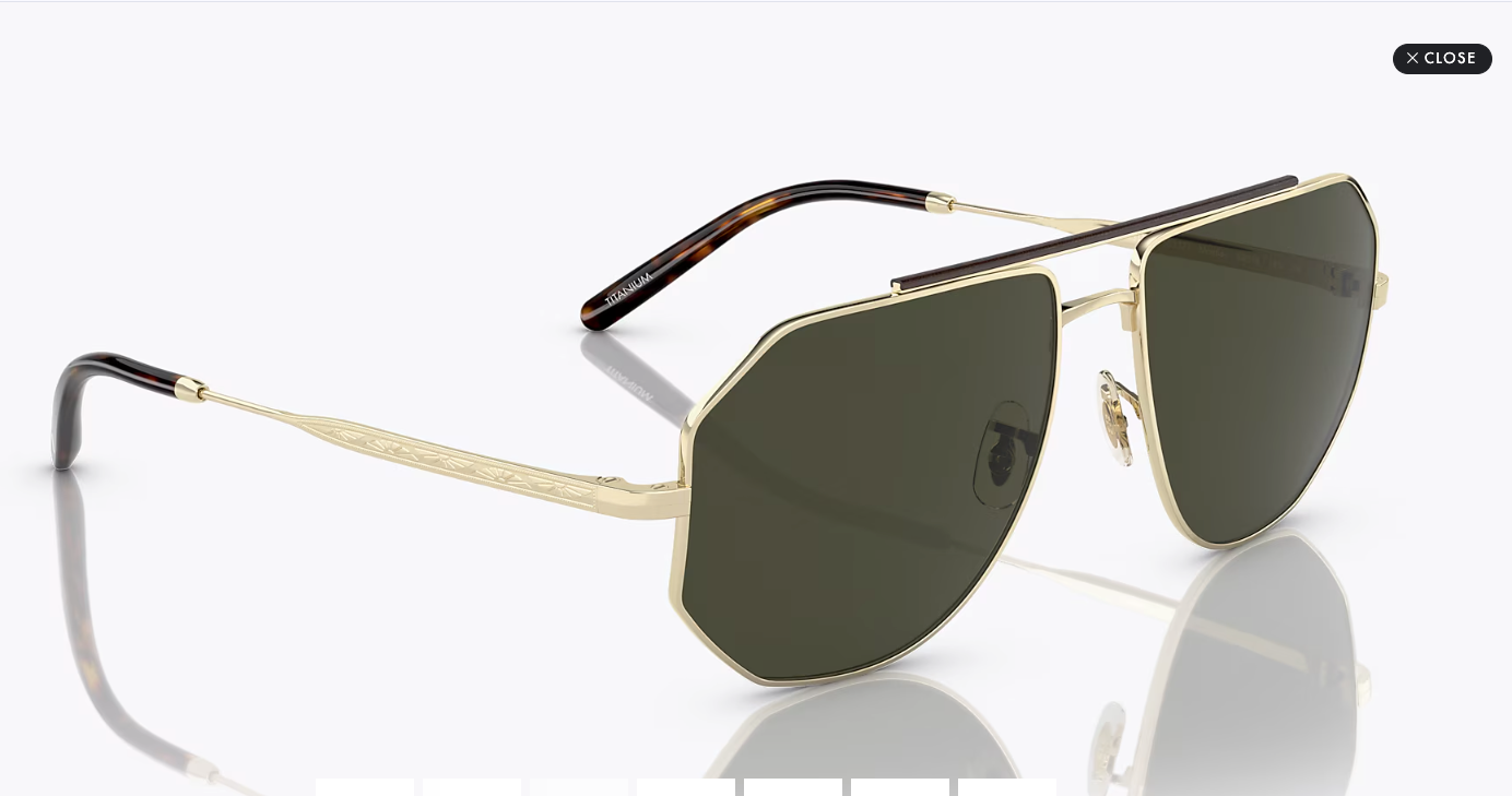 Pre-owned Oliver Peoples Brunello Cucinelli Collection Moraldo 59mm Sun In G-15 Msrp$799