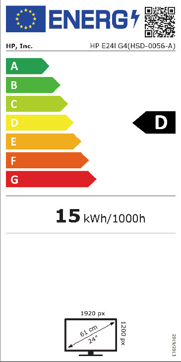 Energy Rating:D Label