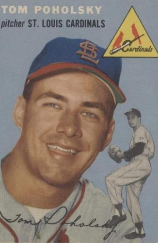 1954 Topps - Tom Poholsky #142