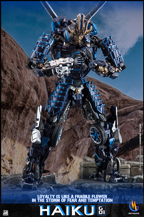 トランスフォーマー 非正規　gate G-01 HAIKU MetaGate G01 Haiku Drift Three Warriors Transforms Figure