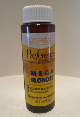 L'Oreal Preference Mega Blonde MB3   2 oz   Fast