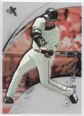 2002 Fleer E-X Barry Bonds #43 San Francisco Giants Acetate Baseball Card