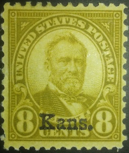 Travelstamps: 1929 US Stamps Scott# 666, Grant, 8 Cents, Mint, OG, Hinged