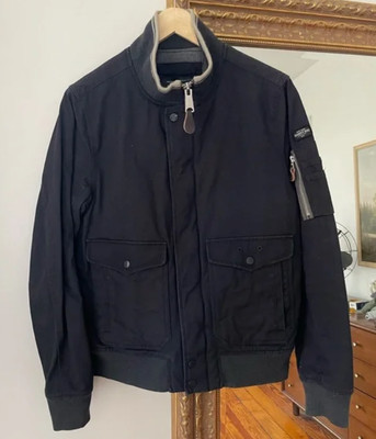 SCHOTT BROS NYC Bomber Jacket, USA Made. Nice shape, rarely worn. MEDIUM MEN