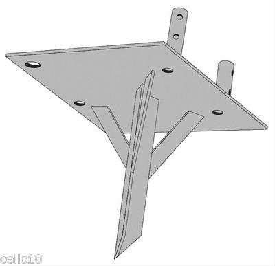ROHN SDB25G Single Drive-In Ground Mount for ROHN 25G Tower - Temporary Base. Buy it now for 315.0