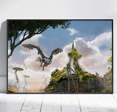 Horizon Zero Dawn Poster, Forbidden West Wall Art, Rolled Print 9